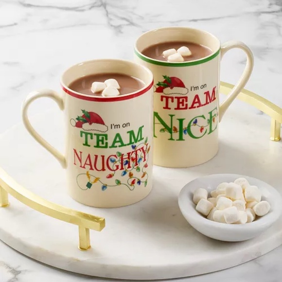 Lenox NIB (R $44) Naughty & Nice Mugs - Picture 3 of 6